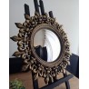 Miroir de sorcière soleil fleur de lys ø34,5 (taille L)