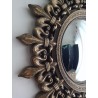 Miroir de sorcière soleil fleur de lys ø34,5 (taille L)