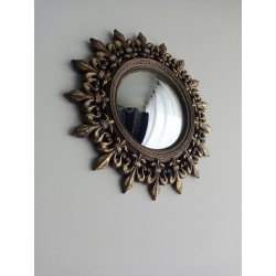 Miroir de sorcière soleil fleur de lys ø34,5 (taille L)