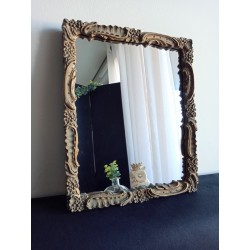 Miroir style antique patine...