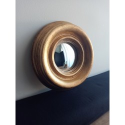 Miroir de sorcière bois or ø21 (taille S)