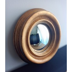Miroir de sorcière bois or ø26 (taille L)