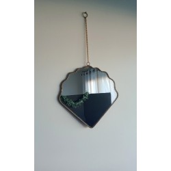 Miroir festonné style art...
