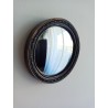 Miroir de sorcière style antique noir et or ø13