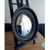 Miroir de sorcière coupole noir et or  ø26