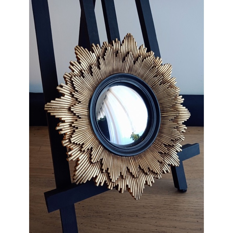 Miroir sorcière convexe en polyrésine 19cm octo - RETIF