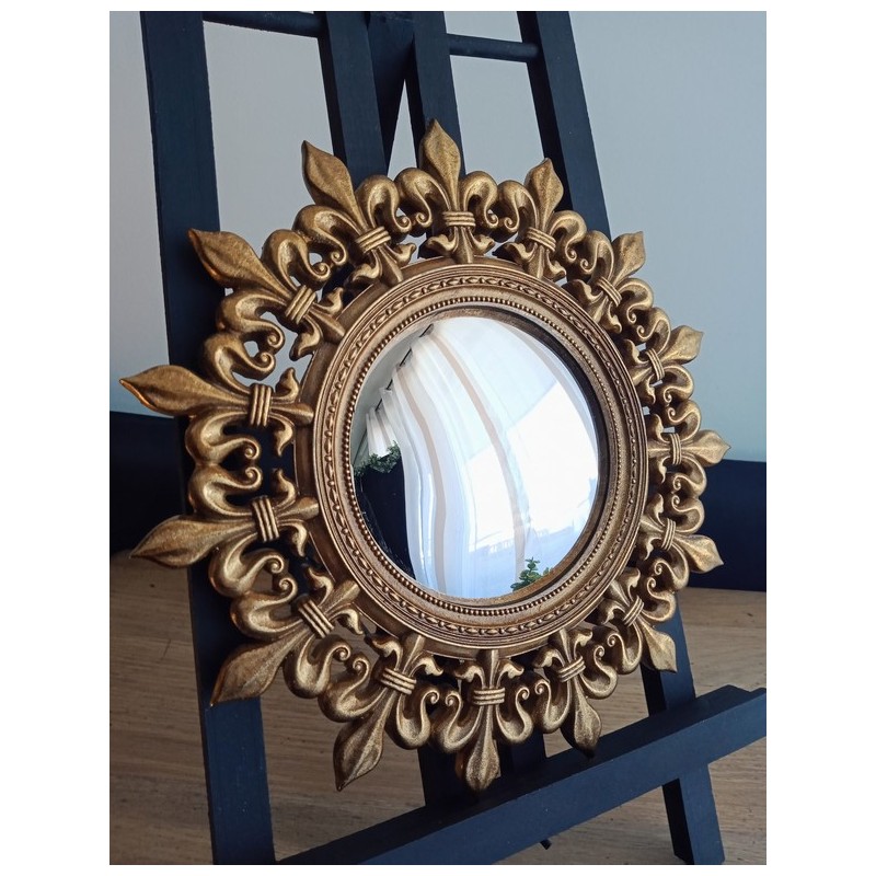 Miroir de sorcière fleur de lys ø25 (taille S)