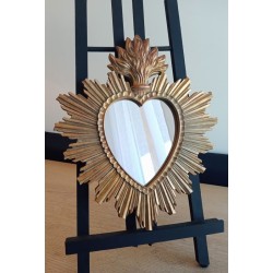 Miroir ex voto coeur style...