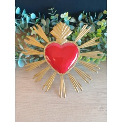 Décoration ex voto coeur...