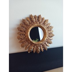 Miroir soleil épis style antique ø22