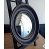 Miroir convexe coupole noir et or