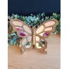 Papillon miroir or