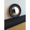 Miroir de sorcière rond bord perlé or ø18 (Taille S)