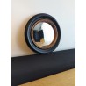 Miroir de sorcière rond bord perlé or ø18 (Taille S)