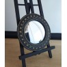 Miroir de sorcière noir motifs or ø23 (Taille M)