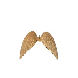 Bijou / décoration de bougie ailes doré