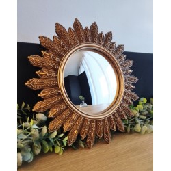 Miroir de sorcière soleil motifs style celtique