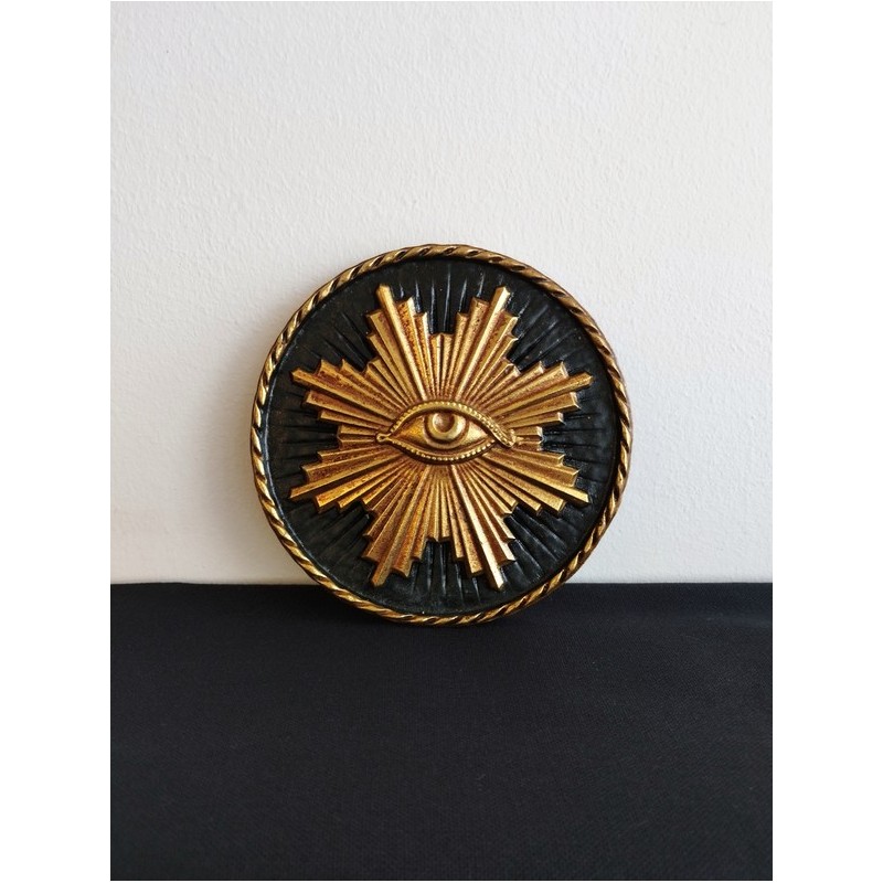 MYSTIC JEWELS Oeil Turc En Doré - Décoration Murale De La Maison (modèle 2