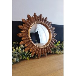 Miroir convexe soleil motifs style celtique