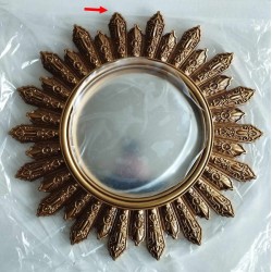 Miroir convexe soleil motifs style celtique