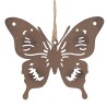 Ornement / Décoration papillon en métal style vintage