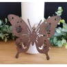 Ornement / Décoration papillon en métal style vintage