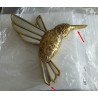 Colibri miroir bord or