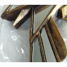 Perroquet droite miroir or