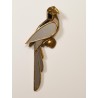 Perroquet droite miroir or
