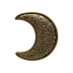 Décoration murale lune motifs baroque or vieilli